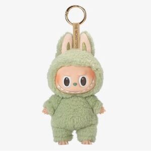 AUTHENTIC POP MART Labubu Exciting Macaron “Green Grape” Vinyl Plush Pendant💚